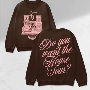 Sabrina Carpenter House Tour Crewneck Lrg Short and Sweet Tour